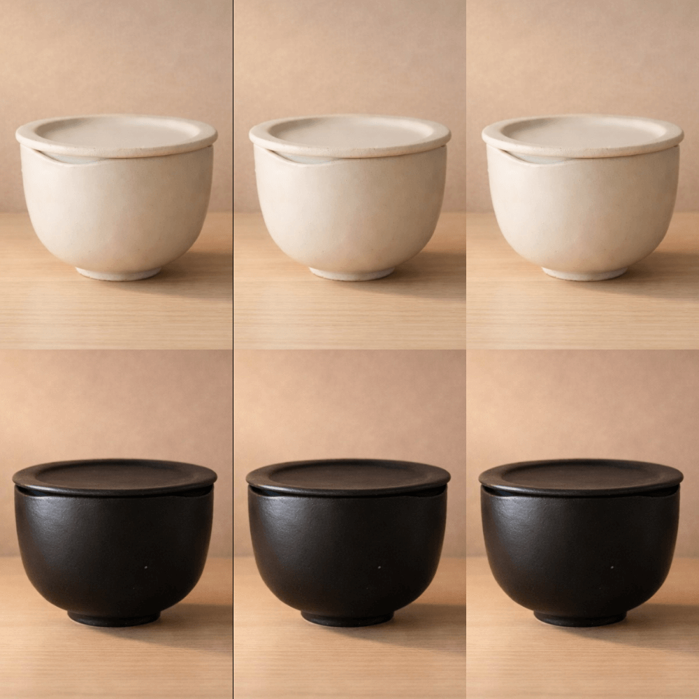 おちゃわんページ 10%OFF】蒸美椀(むすびわん) -美濃焼仕立- (家族セット / 6個セット)